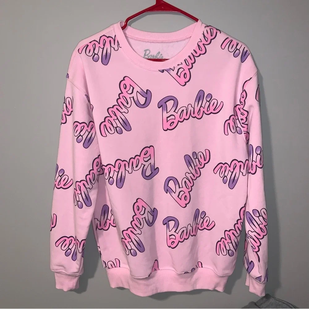 BARBIE logo SWEATSHIRT WOMEN SMALL - Picture 5 of 5